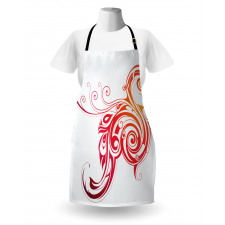 Bird Swirly Wings Apron