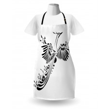 Minimalist Mystic Bird Fly Apron