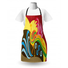 Colorful Abstract Ethnic Apron