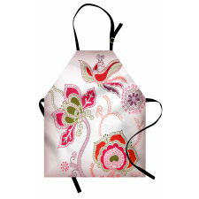 Mystic Bird Eastern Floral Apron