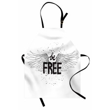 Ink Written Be Free Apron