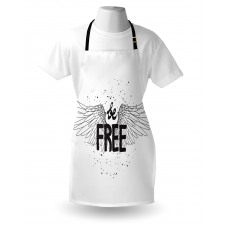 Ink Written Be Free Apron