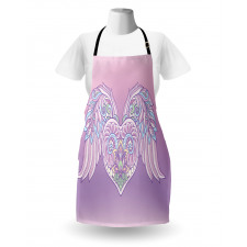 Floral Ornate Heart Apron