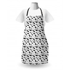 Monochrome Bug Design Apron