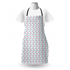 Dog Holding Balloons Fun Apron