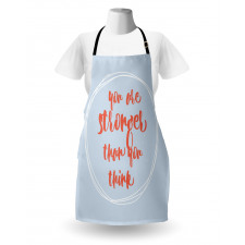 Geometric Circle Wise Words Apron