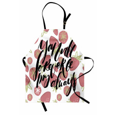 Strawberries Romantic Words Apron