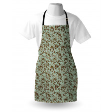 Vintage Romance Floral Apron