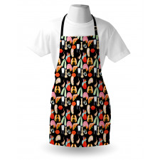 Human Parts Organs Pattern Apron