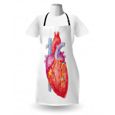 Polygon Art Human Heart Apron