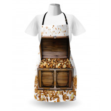 Wealth Themed Gold Coins Apron