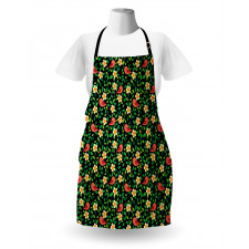 Petals Leaves and Tiny Birds Apron