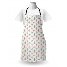 Pastel Colorful Butterflies Apron