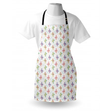 Pastel Colorful Butterflies Apron