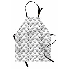 Tiribal Greyscale Pattern Apron