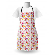 Colorful Surreal Horses Art Apron