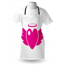 Heart with Wings Eros Romantic Apron