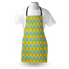 Raining Weather Clouds Art Apron