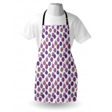 Purple Tones Figs Fruit Art Apron