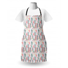 Colorful Hand Drawn Nature Apron