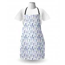 Long Tailed Sparrows Pattern Apron