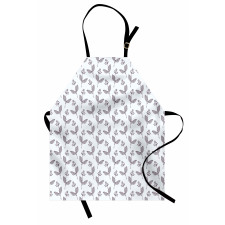 Blossoming Flowers Herbs Apron