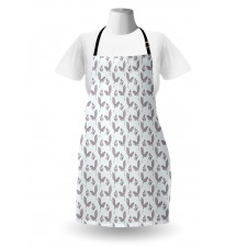 Blossoming Flowers Herbs Apron