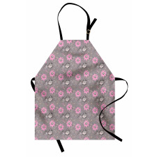 Abstract Blooming Flower Apron