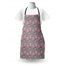 Abstract Blooming Flower Apron