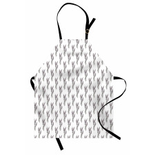 Heather Flower Design Spring Apron