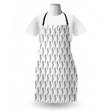 Heather Flower Design Spring Apron