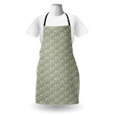 Abstract Banana Leaves Apron