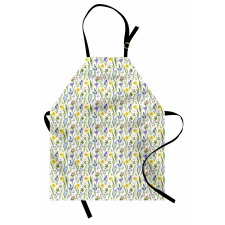 Rural Meadow Garden Flowers Apron