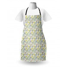 Rural Meadow Garden Flowers Apron