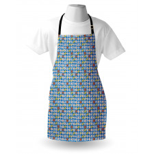 Botanical Flowers and Leaves Apron