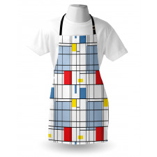 Quadratic Striped Grid Apron