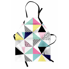 Memphis Geometrical Funky Apron