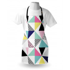 Memphis Geometrical Funky Apron