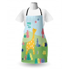 Cartoon Animal in Wildlife Apron