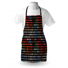 Brush Stroke with Colors Apron