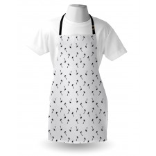 Exotic Palm Silhouettes Apron