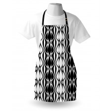 Simplistic Curvy Lines Apron