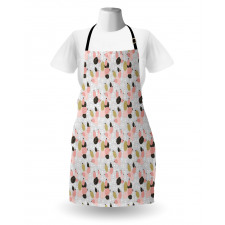 Abstract Cactus Dot Apron