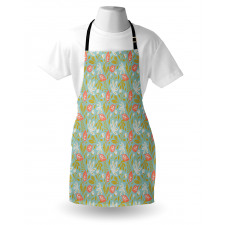 Retro Blossom Rough Rose Apron