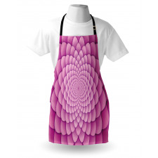 Abstract Spiral Lotus Apron