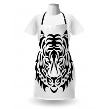 Wild Tiger Head Apron