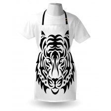 Wild Tiger Head Apron