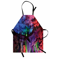 Rainbow Colored Rock Apron