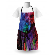 Rainbow Colored Rock Apron