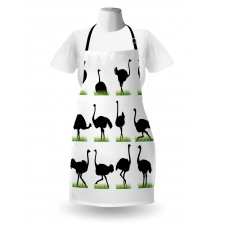 Animal Silhouette Grass Apron